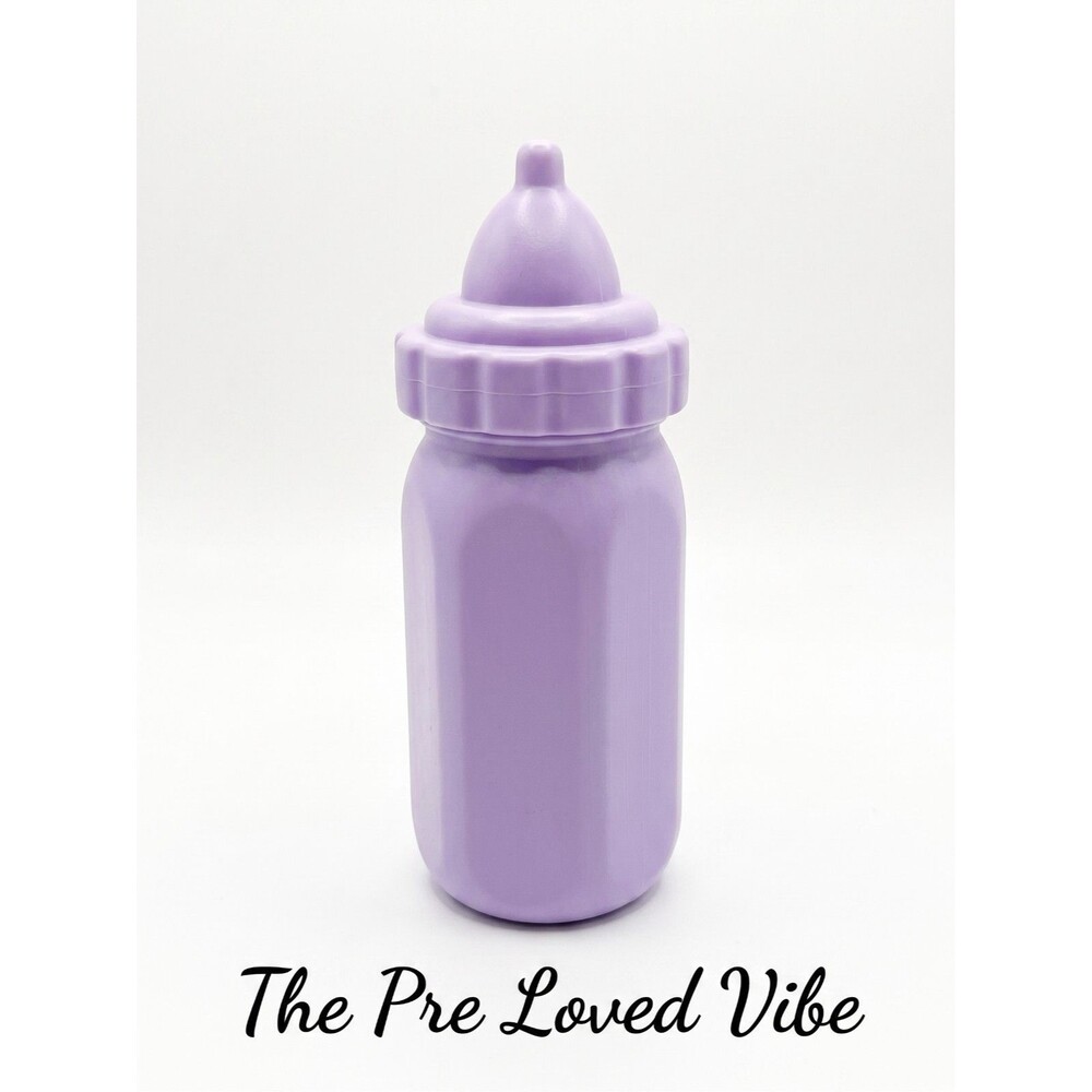 Vintage Magic Nursery Purple Plastic Toy Baby Bottle